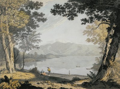 Uitzicht op Skiddaw en Derwentwater, c.1780 door Joseph Farington